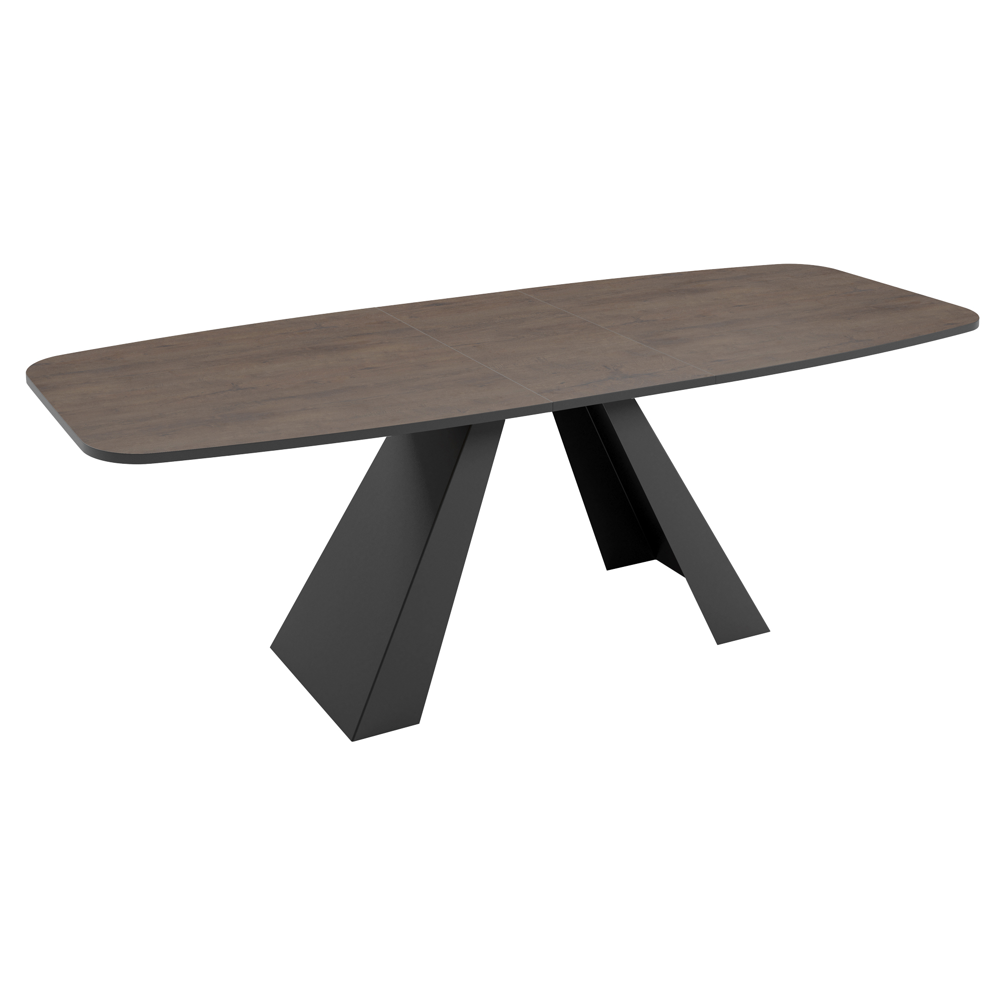 Matbord Utdragbart Ligna Mörk Lefkas-Ek 180/218 cm