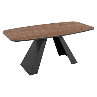 Matbord Utdragbart <strong>Ligna</strong>  Italiensk Valnöt 180/218 cm