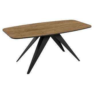 Matbord Utdragbart <strong>Arbora</strong>  Mörk Lefkas-Ek 180/218 cm