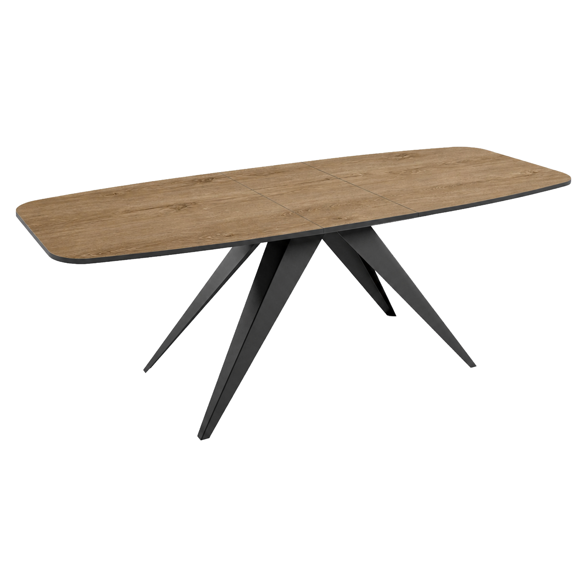Matbord Utdragbart Arbora Mörk Lefkas-Ek 180/218 cm