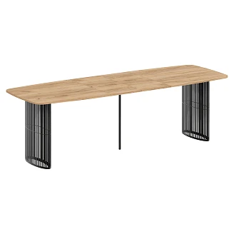 Matbord Utdragbart <strong>Bosque</strong>  Guld Craft-Ek 160/236 cm