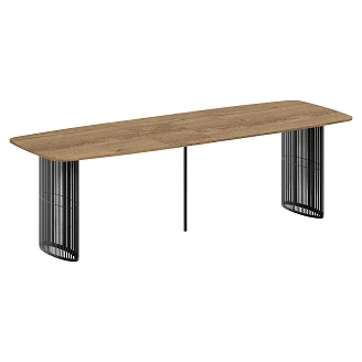 Matbord Utdragbart <strong>Bosque</strong>  Mörk Lefkas-Ek 160/236 cm