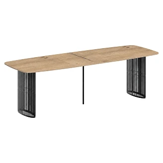 Matbord Utdragbart <strong>Bosque</strong>  Naturlig Halifax-Ek 160/236 cm