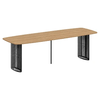 Matbord Utdragbart <strong>Bosque</strong>  Naturlig Hikora-Ek 160/236 cm