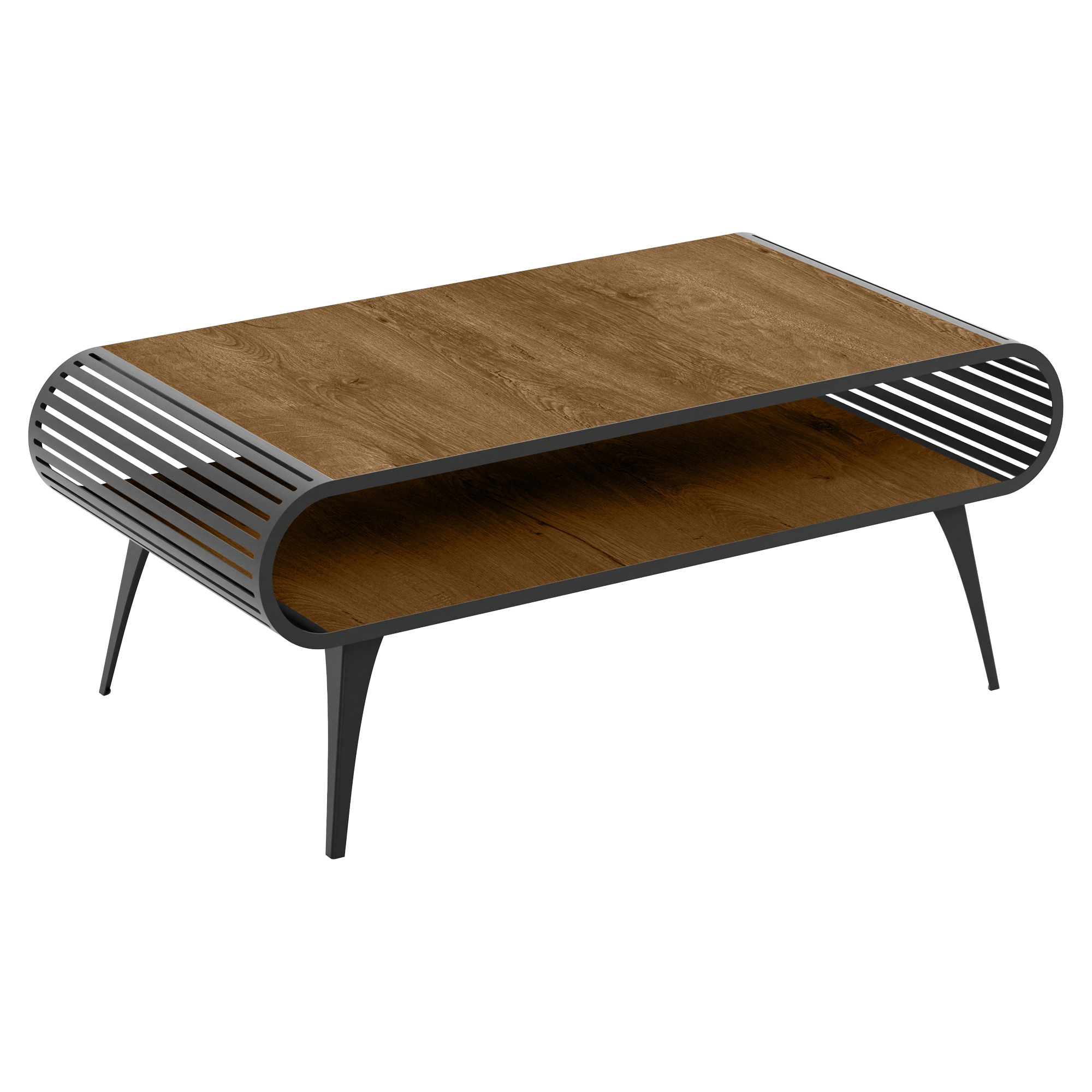 Soffbord Yukon Mörk Lefkas-Ek 120 cm
