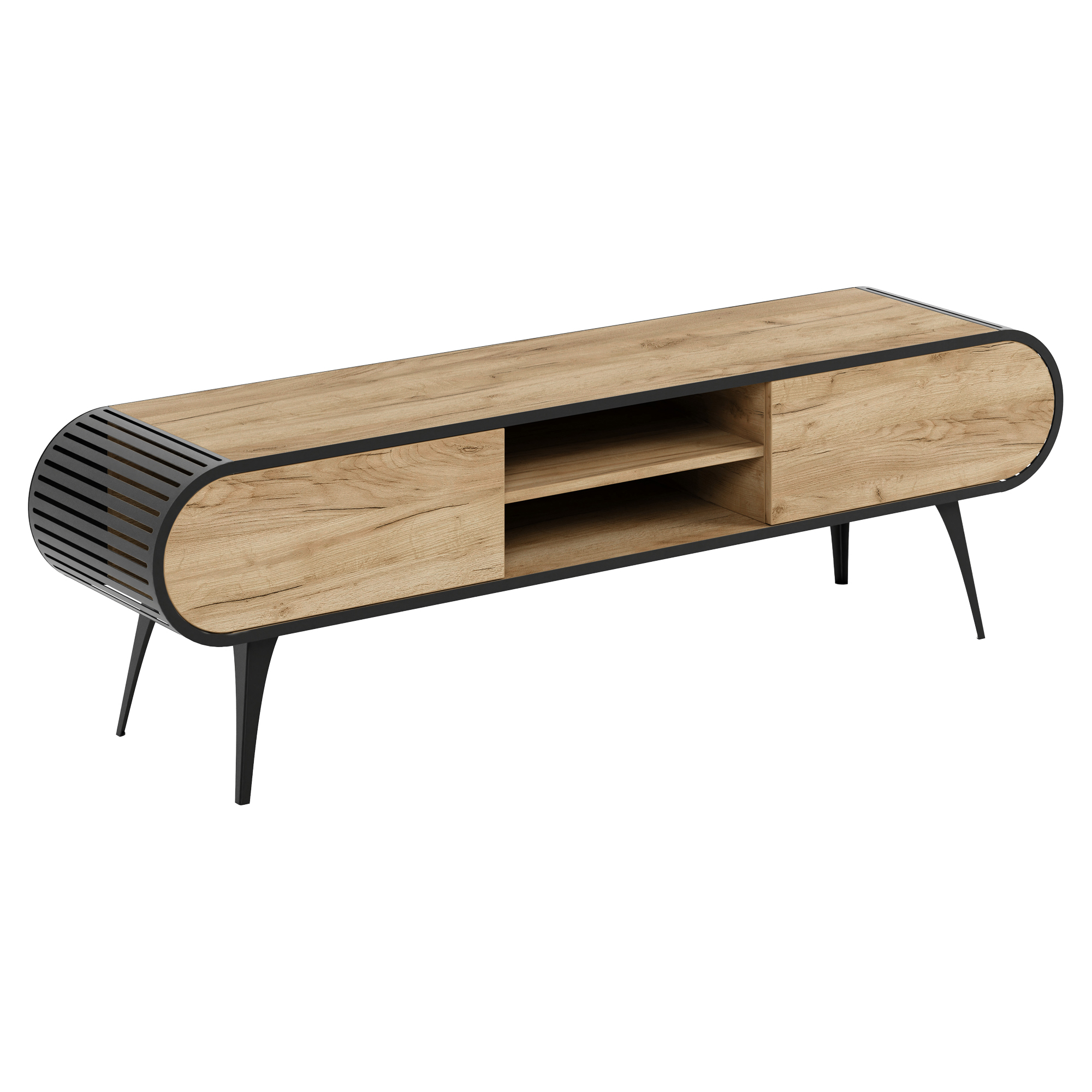 TV-Bänk Yukon Guld Craft-Ek 180 cm