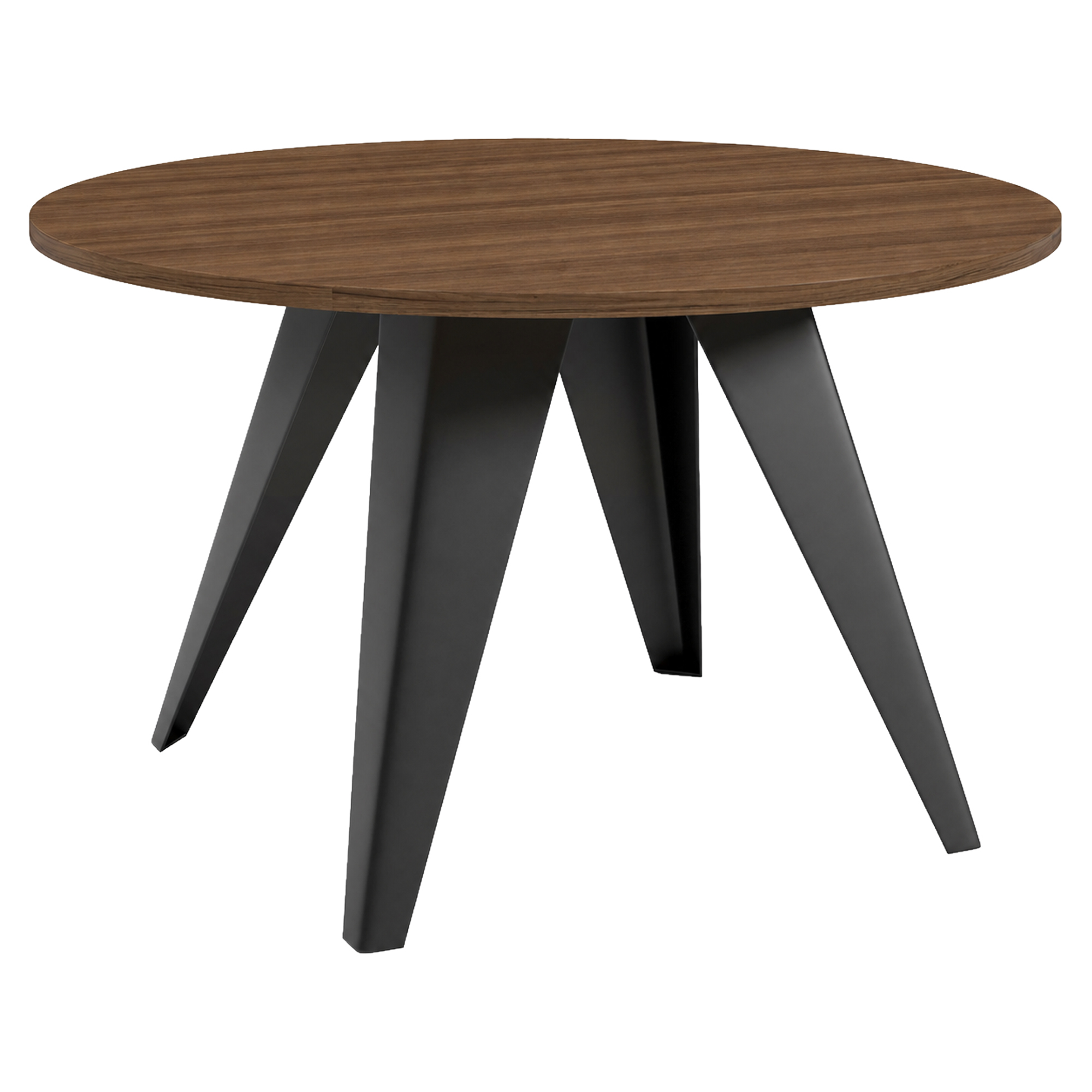 Soffbord Tarim Franklin Tobaksvalnöt Ø75 cm