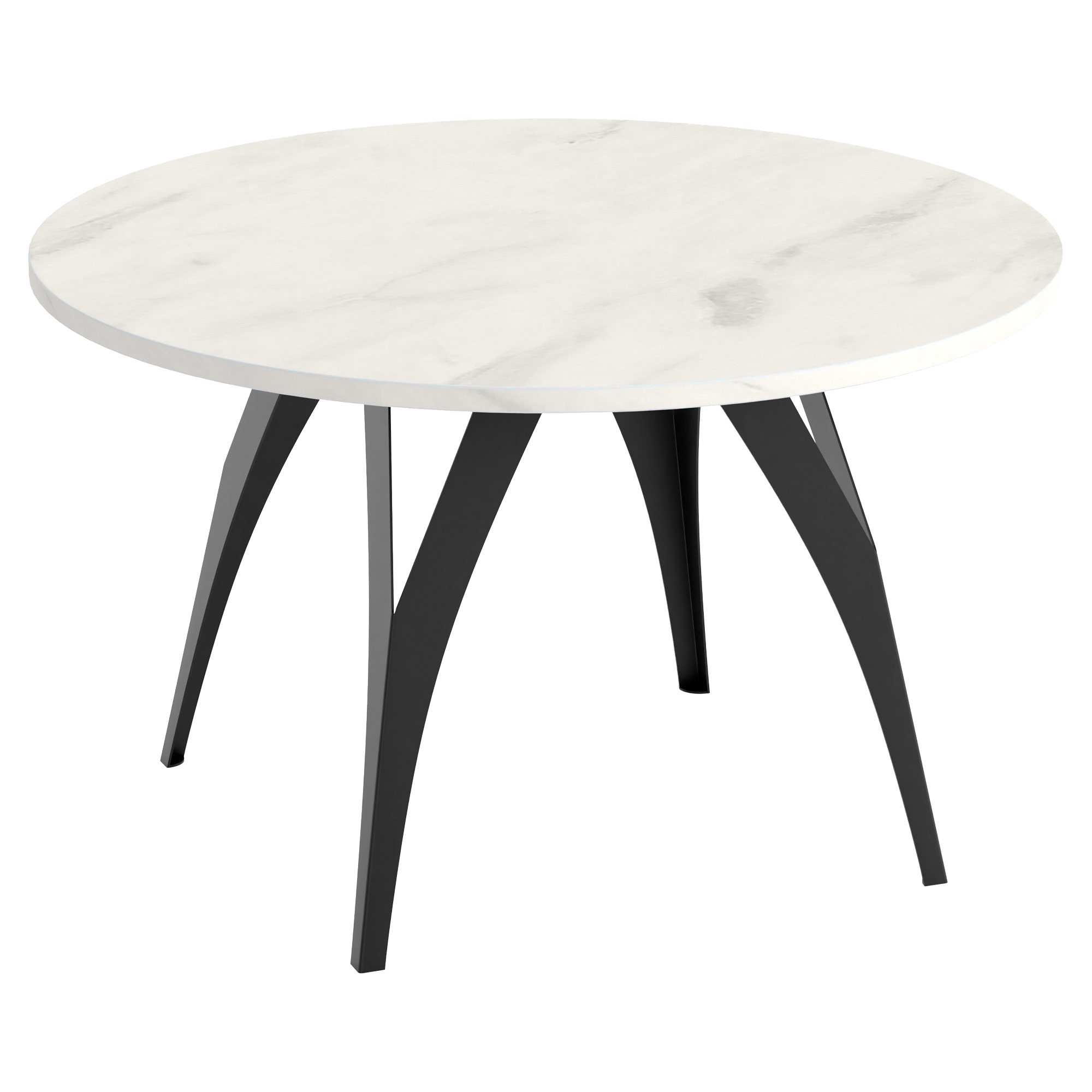 Soffbord Ottawa Bianco Marmor Ø75 cm