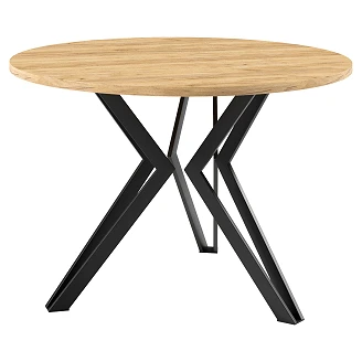 Soffbord <strong>Nordvik</strong>  Guld Craft-Ek Ø75 cm