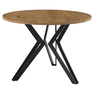 Soffbord <strong>Nordvik</strong>  Mörk Lefkas-Ek Ø75 cm