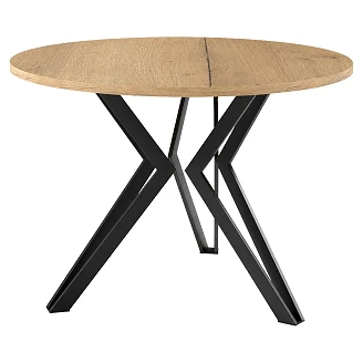 Soffbord <strong>Nordvik</strong>  Naturlig Halifax-Ek Ø75 cm