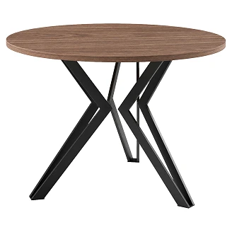 Soffbord <strong>Nordvik</strong>  Italiensk Valnöt Ø75 cm