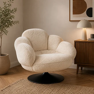 Loungefåtölj <strong>Clymeria</strong>  Beige