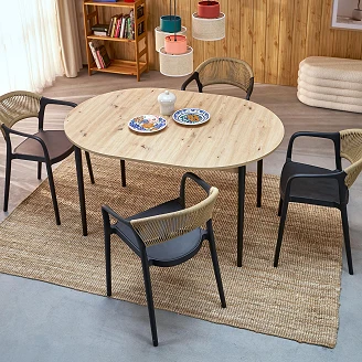 Matbord Förlängning <strong>Vorne</strong>  Artisan Ek 102x102 cm