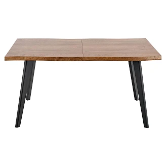 Matbord <strong>Keldy</strong>  Naturlig Ek, Svart 120x80 cm