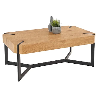 Soffbord <strong>Laven</strong>  Gyllene Ek, Svart 110x60 cm