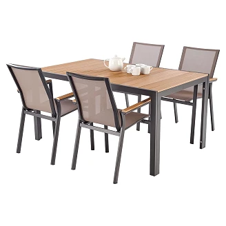 Trädgårdsset <strong>Juven</strong>  Brun, Svart 150x90 cm