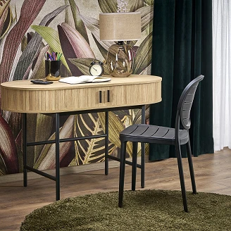 Konsolbord <strong>Helke</strong>  Naturlig, Svart 55x120 cm