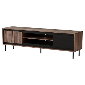 Konsolbord <strong>Zynder</strong>  Valnöt, Svart 180x40 cm