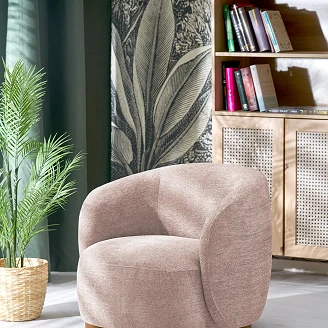 Fåtölj <strong>Exor</strong>  Beige 75x75 cm