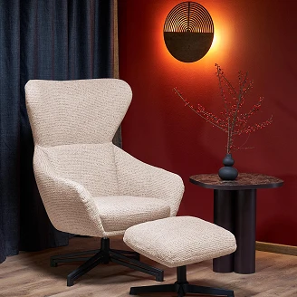 Fåtölj <strong>Izel</strong>  Beige 85x75 cm