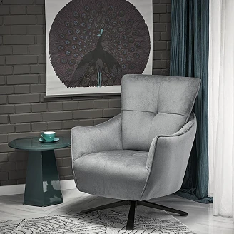 Fåtölj <strong>Traden</strong>  Grå 86x75 cm