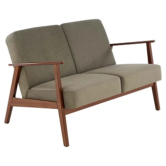 Soffa <strong>Genox</strong>  Oliv, Mörk Valnöt 77x120 cm