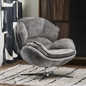 Loungefåtölj <strong>Tyrox</strong>  Grå 84x80 cm