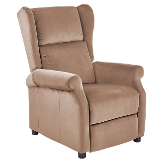 Loungefåtölj <strong>Agvon</strong>  Mörkbeige 92x75 cm