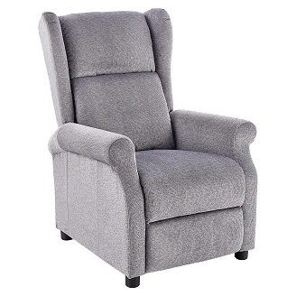 Loungefåtölj <strong>Agvon</strong>  Popielat 92x75 cm