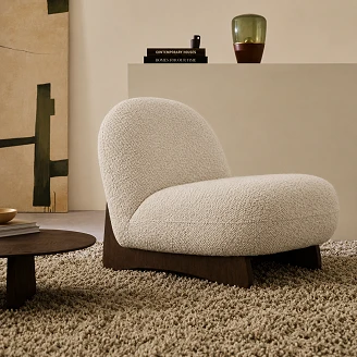 Dutchbone Stol med Armstöd <strong>Skovda</strong>  Beige