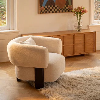 Zuiver Loungefåtölj <strong>Neil</strong>  Beige