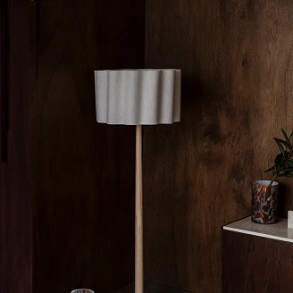 Dutchbone Golvlampa <strong>Scallop</strong>  Natur