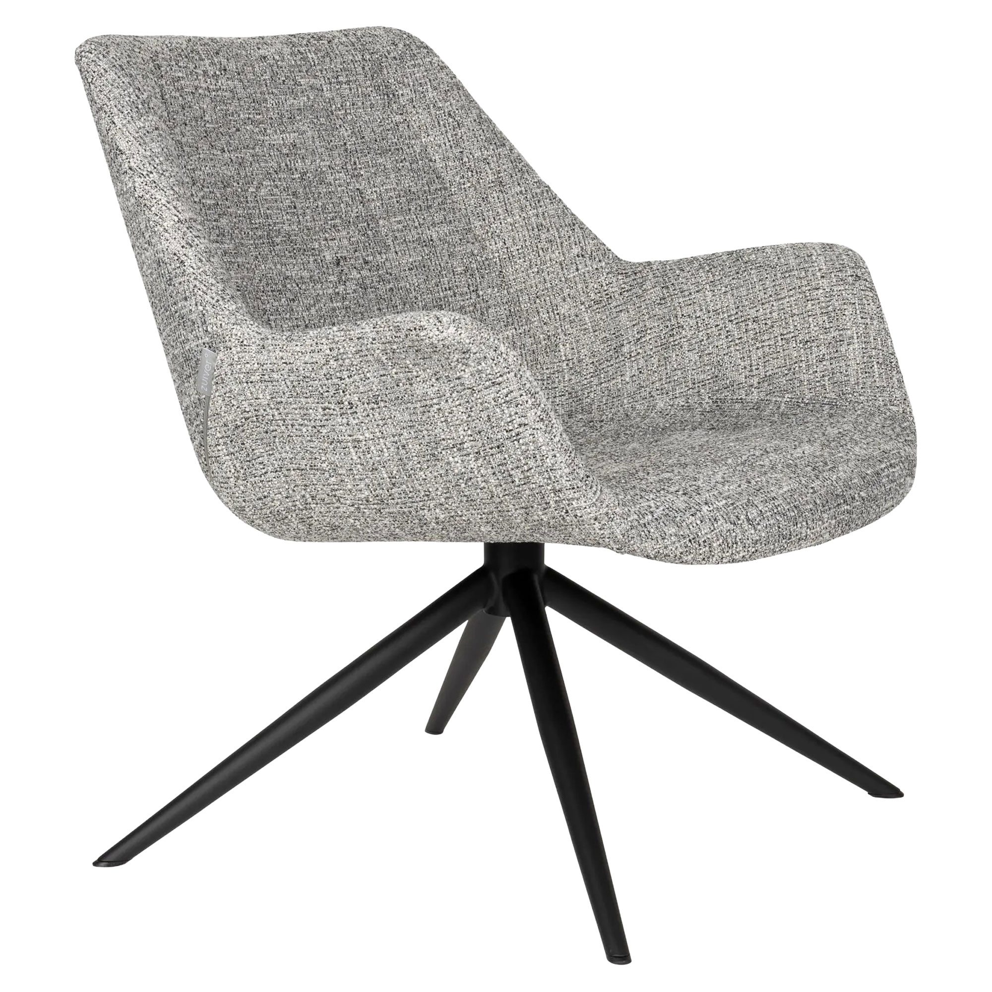 Zuiver Loungefåtölj Doulton Grå