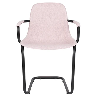 Zuiver Stol med Armstöd <strong>Thirsty</strong>  Rosa