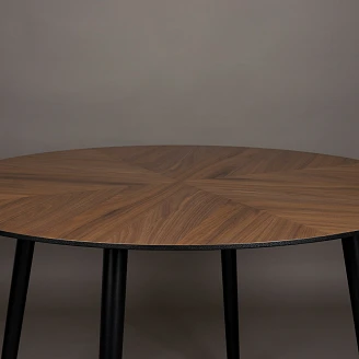 Dutchbone Matbord <strong>Clover</strong> Valnöt Ø120 cm