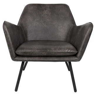 Loungefåtölj <strong>Malan</strong>  Mörkgrå