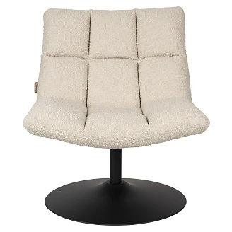 Dutchbone Loungefåtölj <strong>Bouclé</strong>  Kräm