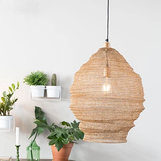 Hängande Lampa L <strong>Jaro</strong>  Guld