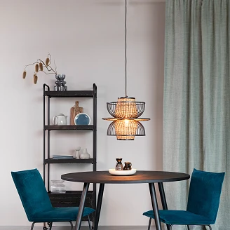 Hängande Lampa L <strong>Tinos</strong>  Svart
