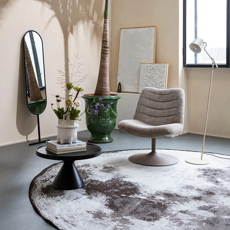 Zuiver Matta Moon Beta Grå 280 cm