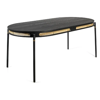 Bold Monkey Matbord <strong>Don't Stop The Webbing</strong>  Svart 180x90 cm