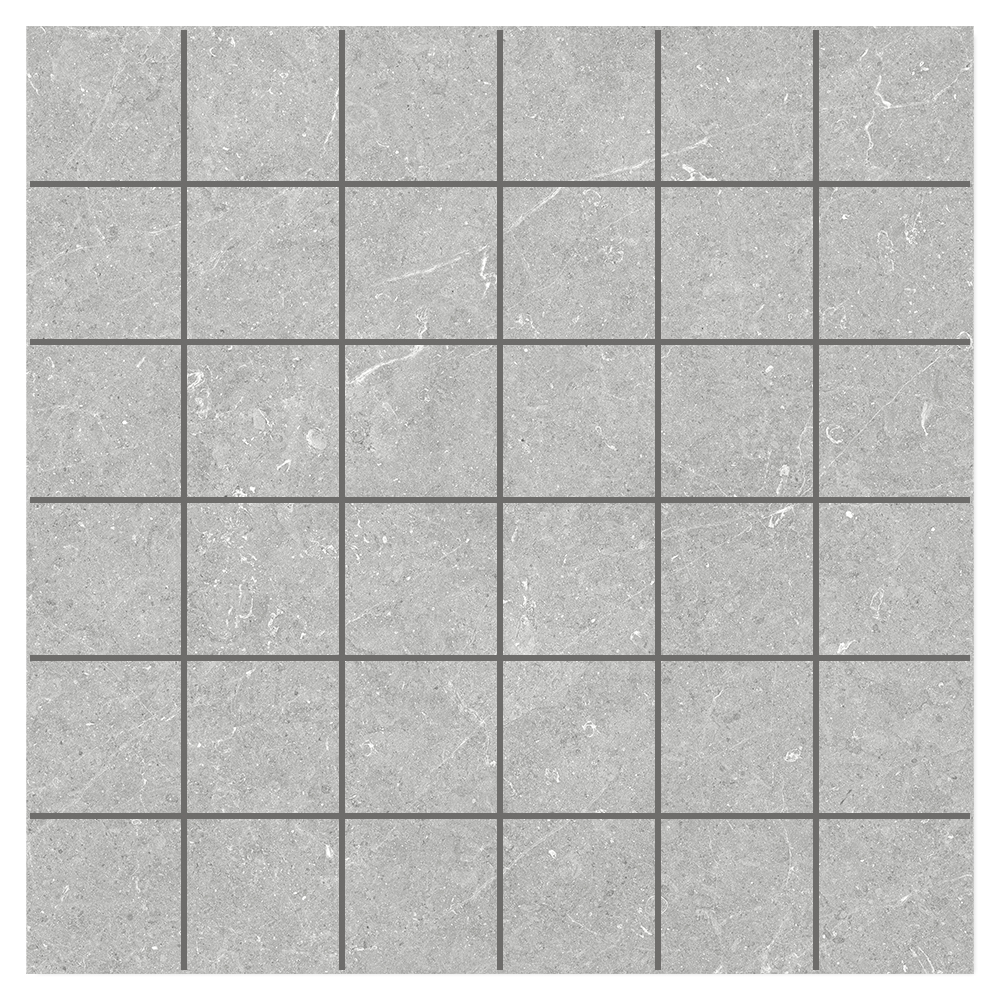 Mosaik Klinker Jura Ljusgrå Matt 30x30 (5x5) cm