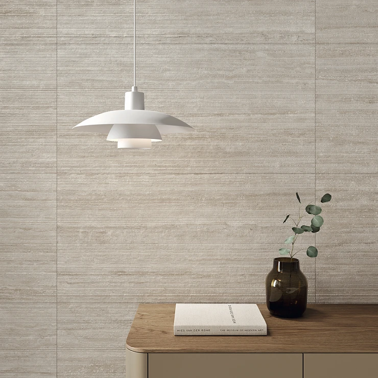 Klinker Medelhav Beige Matt-Relief 60x120 cm
