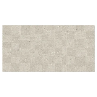 Kakel <strong>Washi</strong>  Cream Textil Matt-Relief 60x120 cm