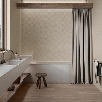 Kakel <strong>Washi</strong>  Sand Textil Matt-Relief 60x120 cm