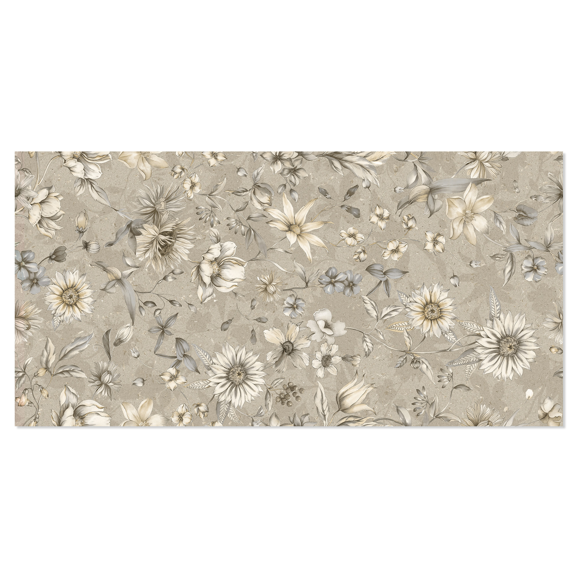 Kakel Washi Sand Blommor Matt 60x120 cm