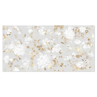 Dekor Kakel <strong>Melodi</strong>  Blommor Pearl Matt 60x120 cm