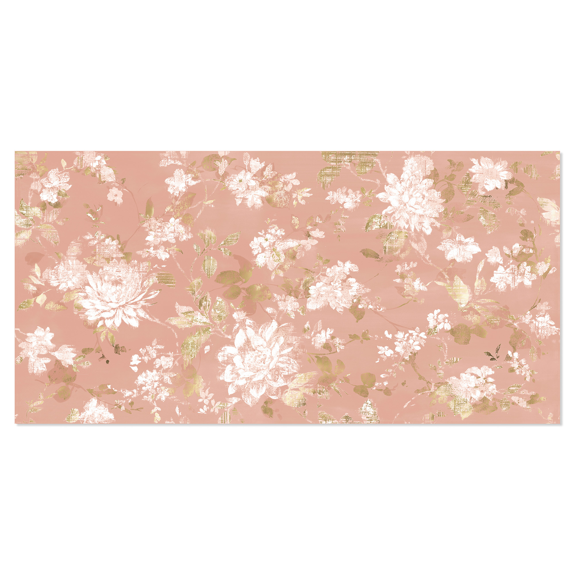 Dekor Kakel Melodi Blommor Blush Matt 60x120 cm
