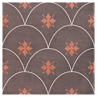 Mainzu Klinker Glamour Brun Matt 20x20 cm